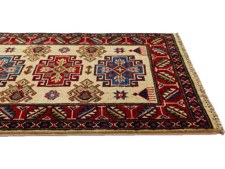 2' x 3' Hand Knotted Kazak Rug
