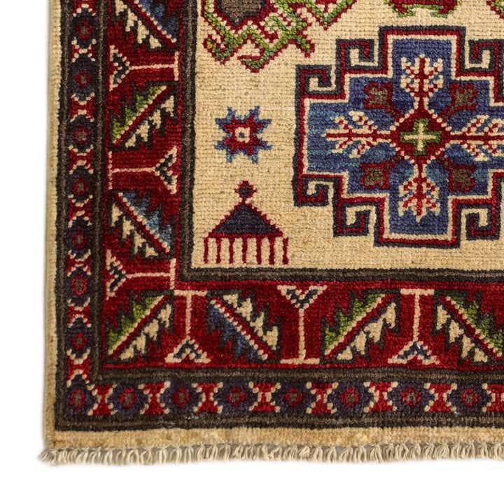 2' x 3' Hand Knotted Kazak Rug