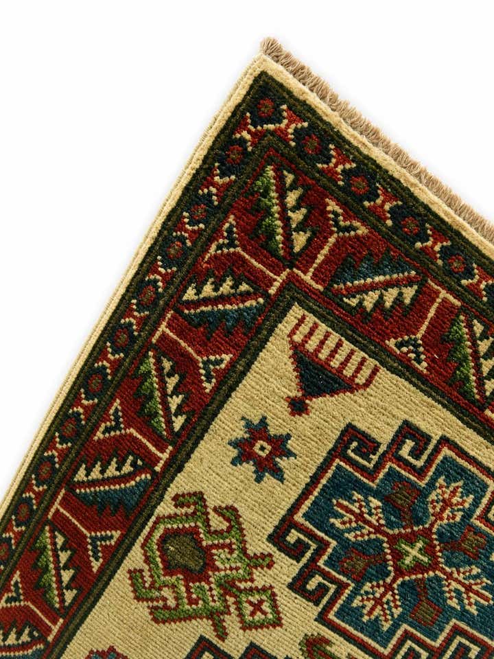 2' x 3' Hand Knotted Kazak Rug
