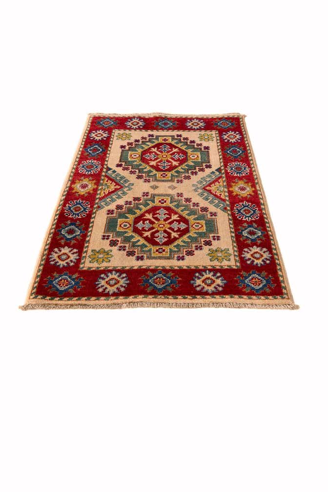 2' x 3' 2 Hand Knotted Kazak Rug