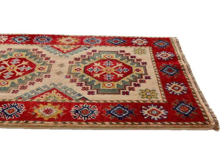 2' x 3' 2 Hand Knotted Kazak Rug