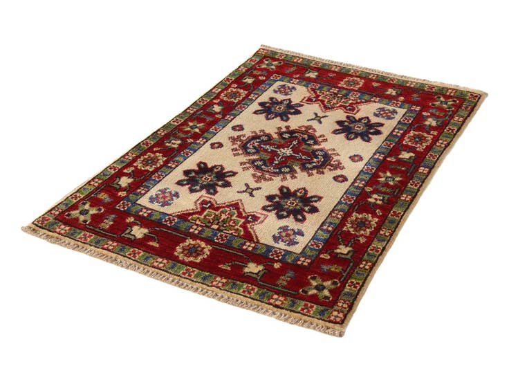Detail image of 1' 11 x 2' 11 Hand Knotted Kazak Rug