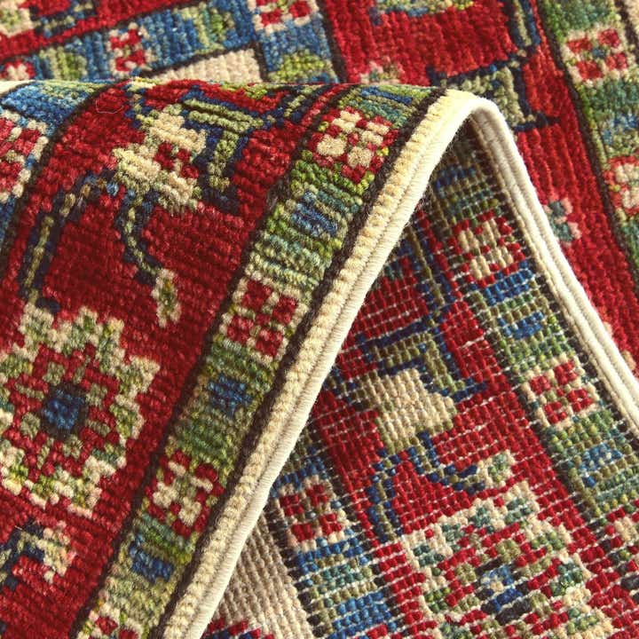 1' 11 x 2' 11 Hand Knotted Kazak Rug