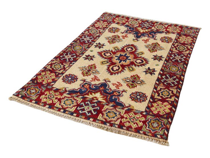 Detail image of 2' x 3' 1 Hand Knotted Kazak Rug