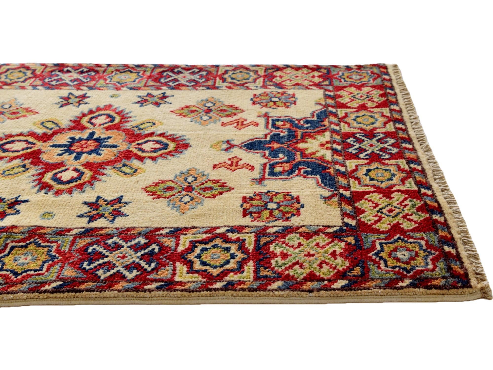 2' x 3' 1 Hand Knotted Kazak Rug
