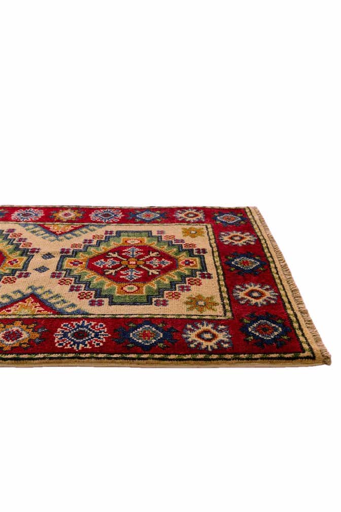2' x 3' 1 Hand Knotted Kazak Rug