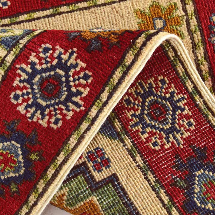 2' x 3' 1 Hand Knotted Kazak Rug