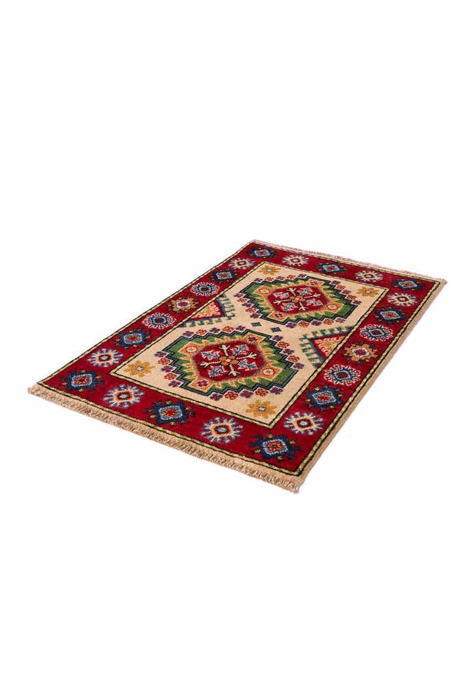 2' x 3' 2 Hand Knotted Kazak Rug