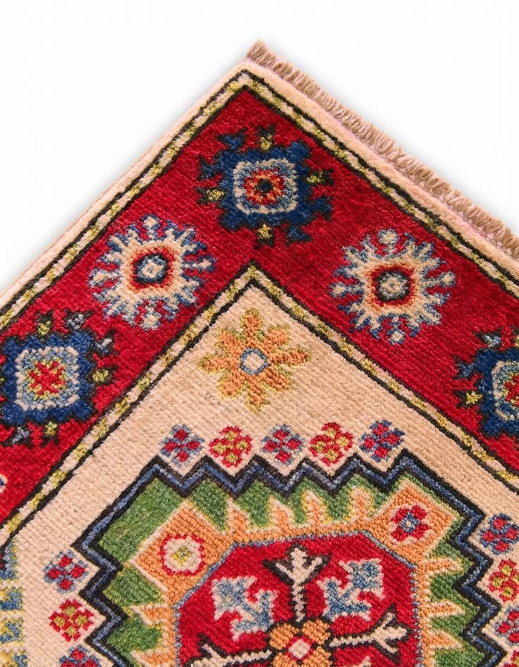 Detail image of 2' x 3' 2 Hand Knotted Kazak Rug