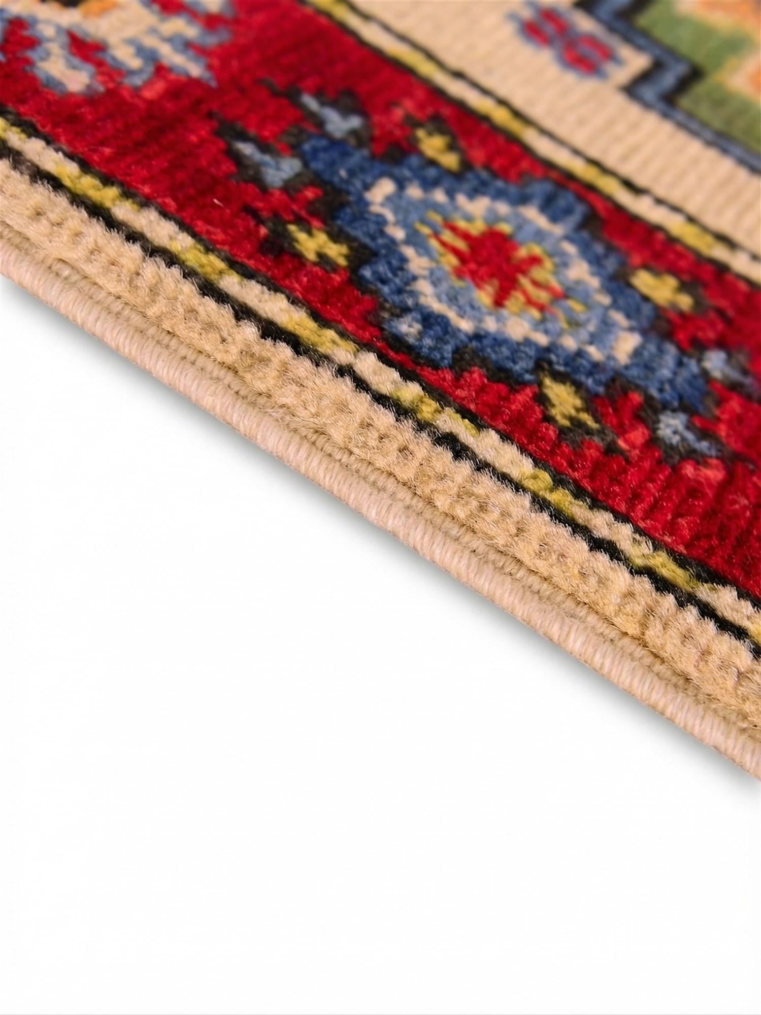 2' x 3' 2 Hand Knotted Kazak Rug