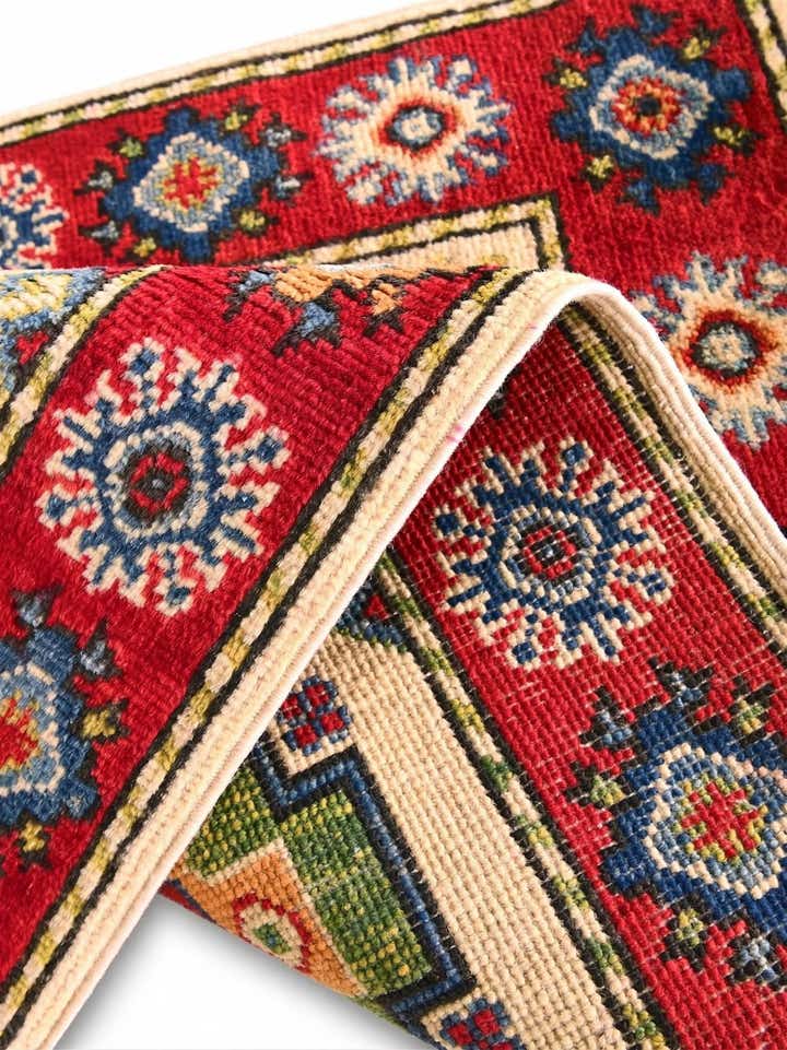2' x 3' 2 Hand Knotted Kazak Rug