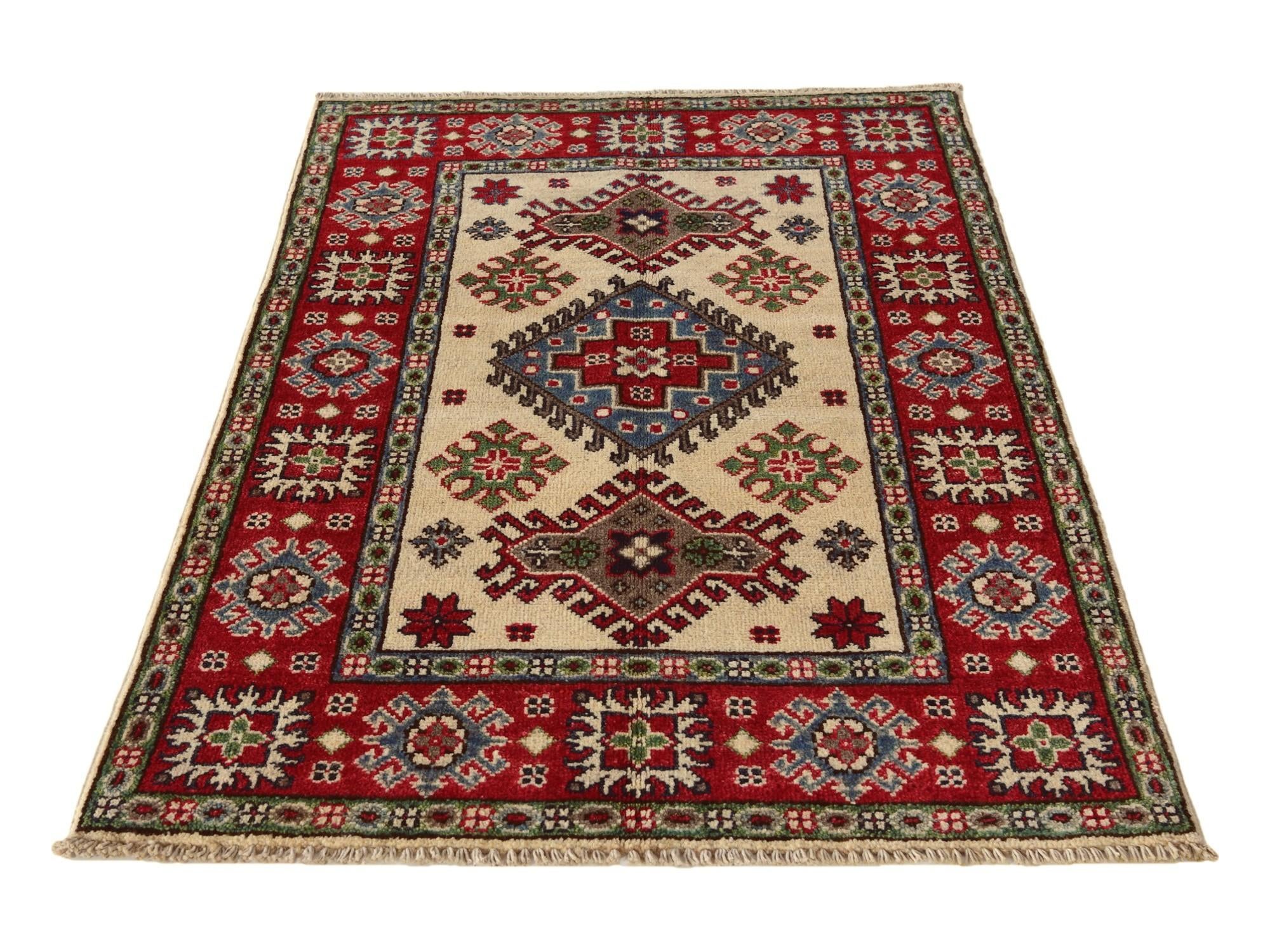 2' 8 x 4' 2 Hand Knotted Kazak Rug