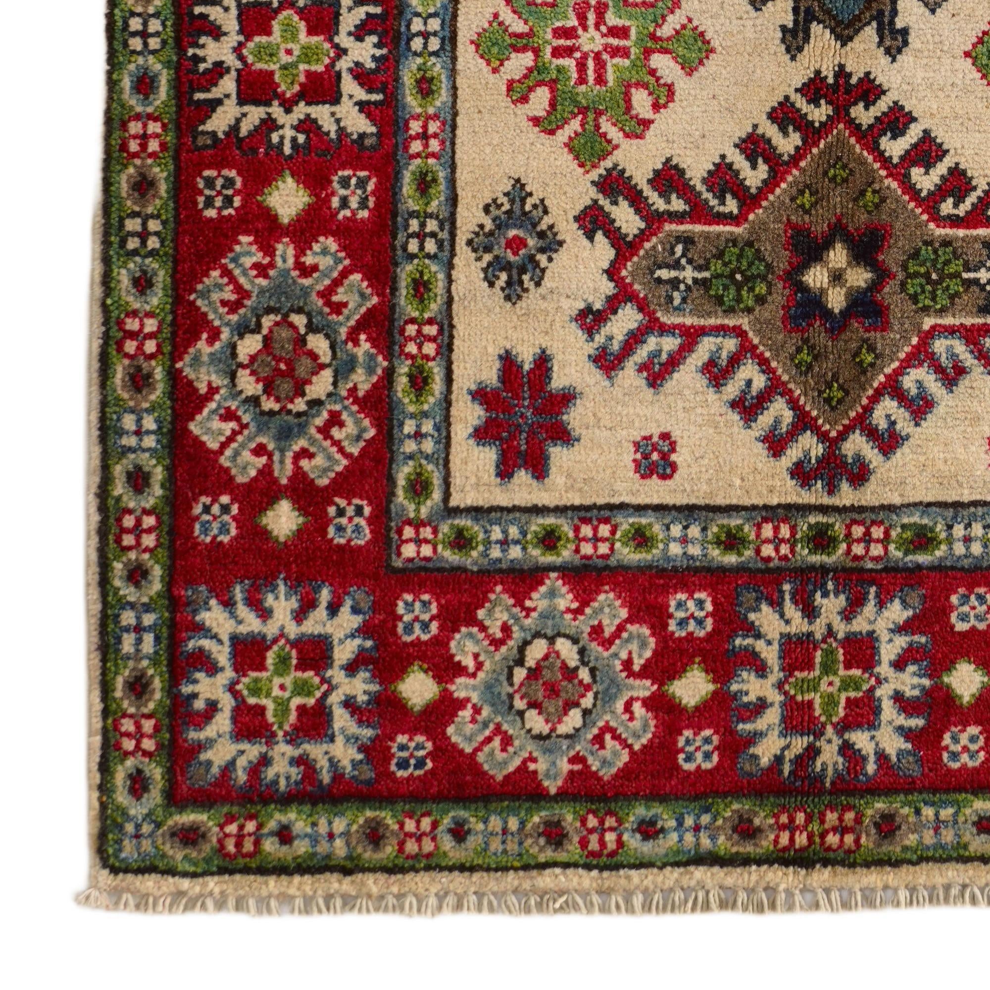2' 8 x 4' 2 Hand Knotted Kazak Rug