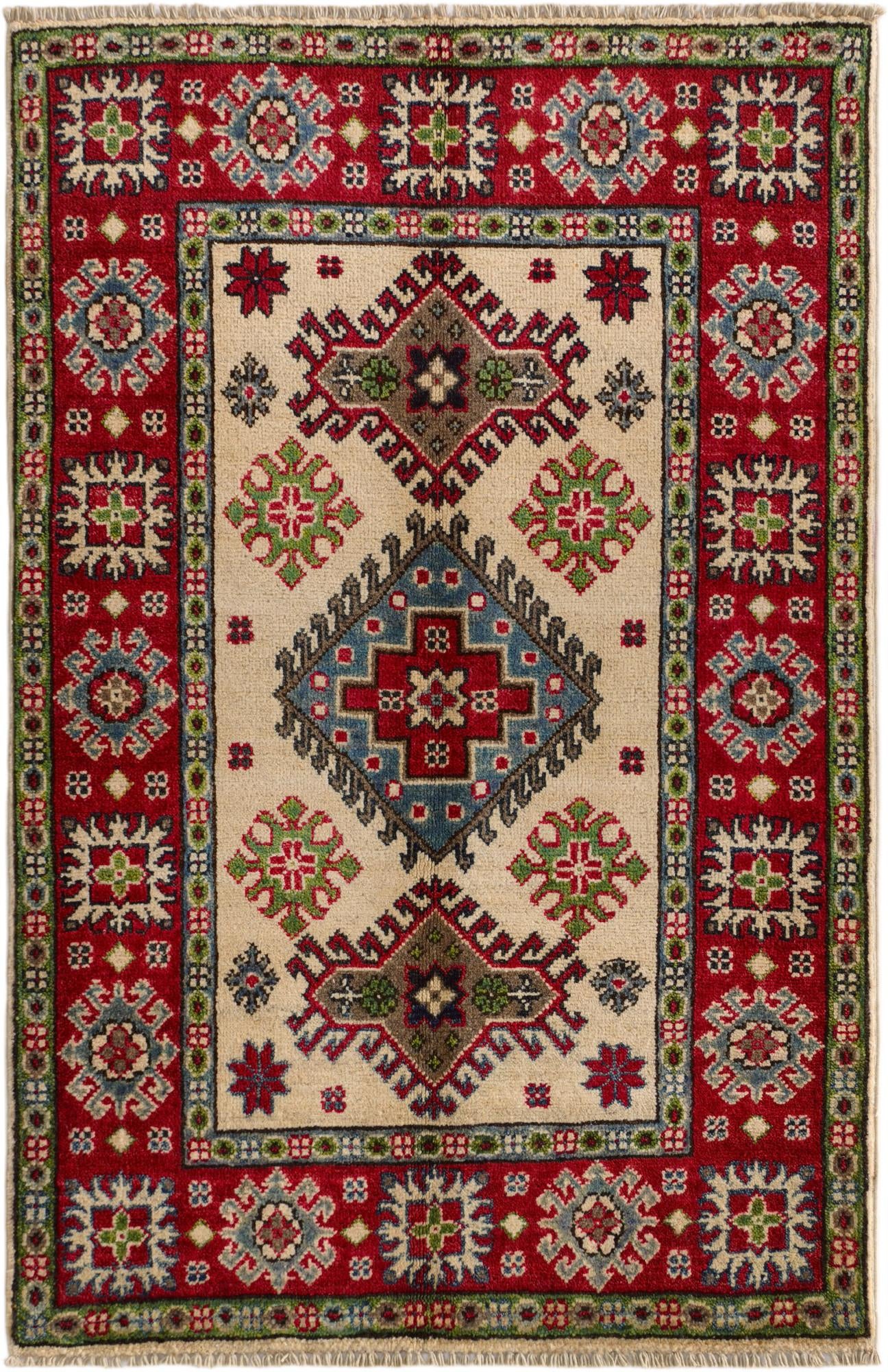2' 8 x 4' 2 Hand Knotted Kazak Rug