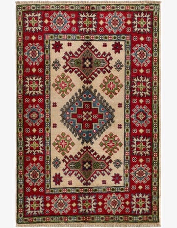 2' 8 x 4' 2 Hand Knotted Kazak Rug