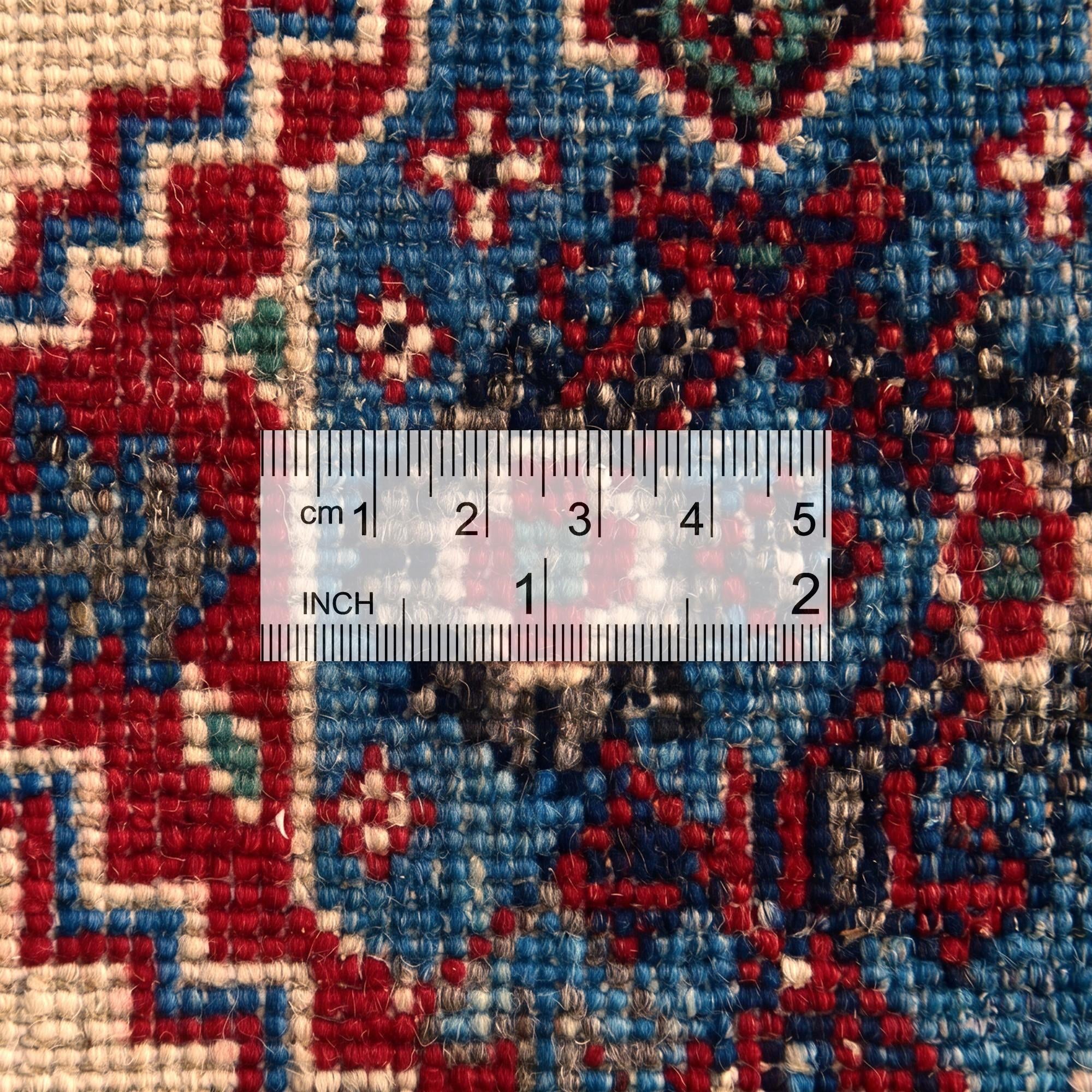 2' 8 x 4' Hand Knotted Kazak Rug