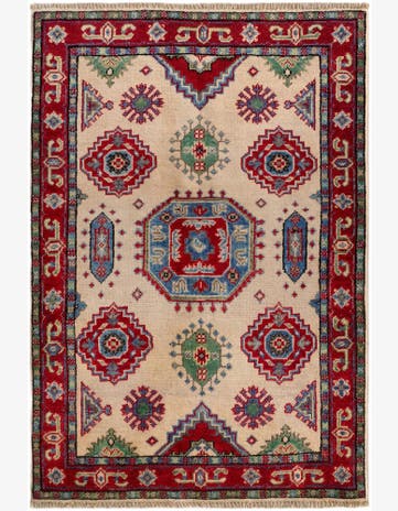 2' 8 x 4' Hand Knotted Kazak Rug
