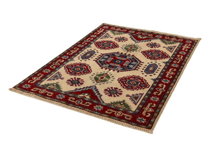 Detail image of 2' 9 x 4' Hand Knotted Kazak Rug