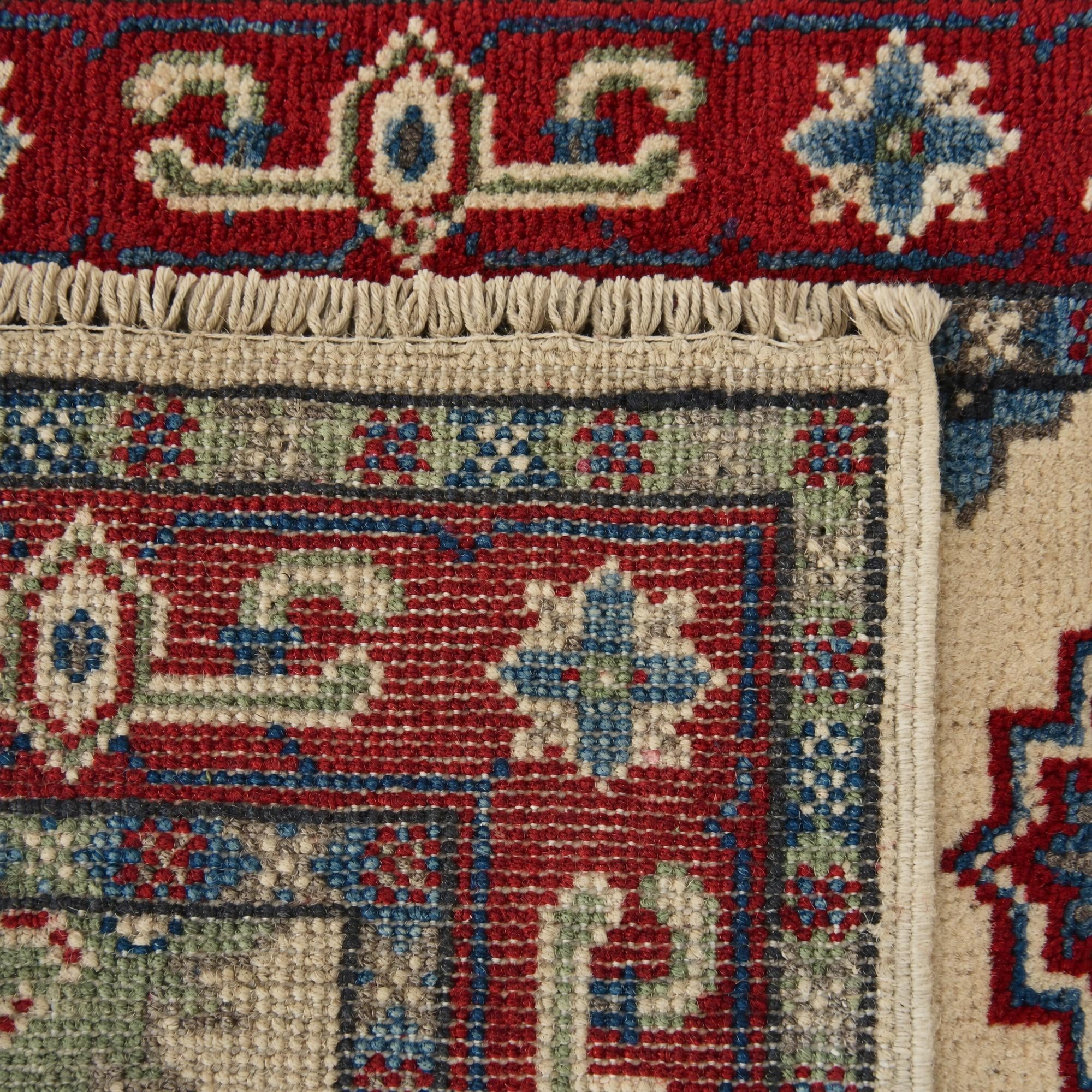 85cm x 120cm Hand Knotted Kazak Rug