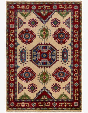 2' 9 x 4' Hand Knotted Kazak Rug