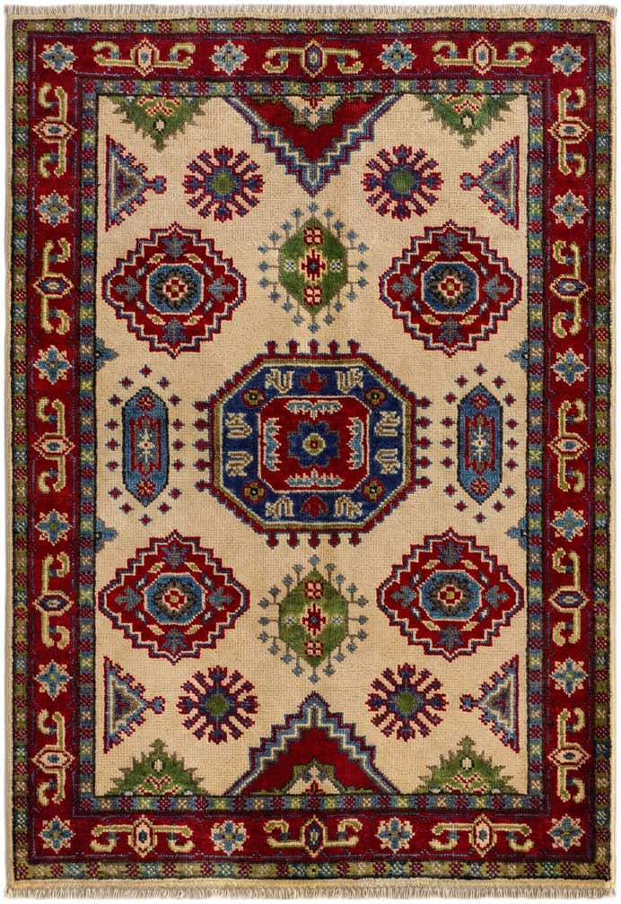 2' 9 x 4' Hand Knotted Kazak Rug