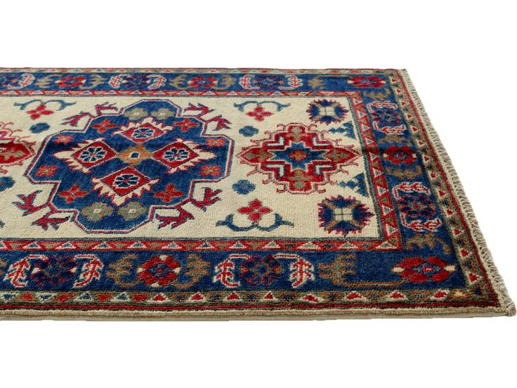 Detail image of 2' 8 x 4' 1 Hand Knotted Kazak Rug