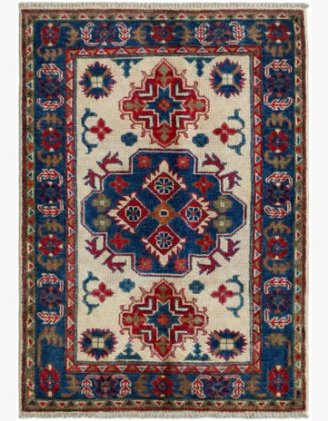2' 8 x 4' 1 Hand Knotted Kazak Rug