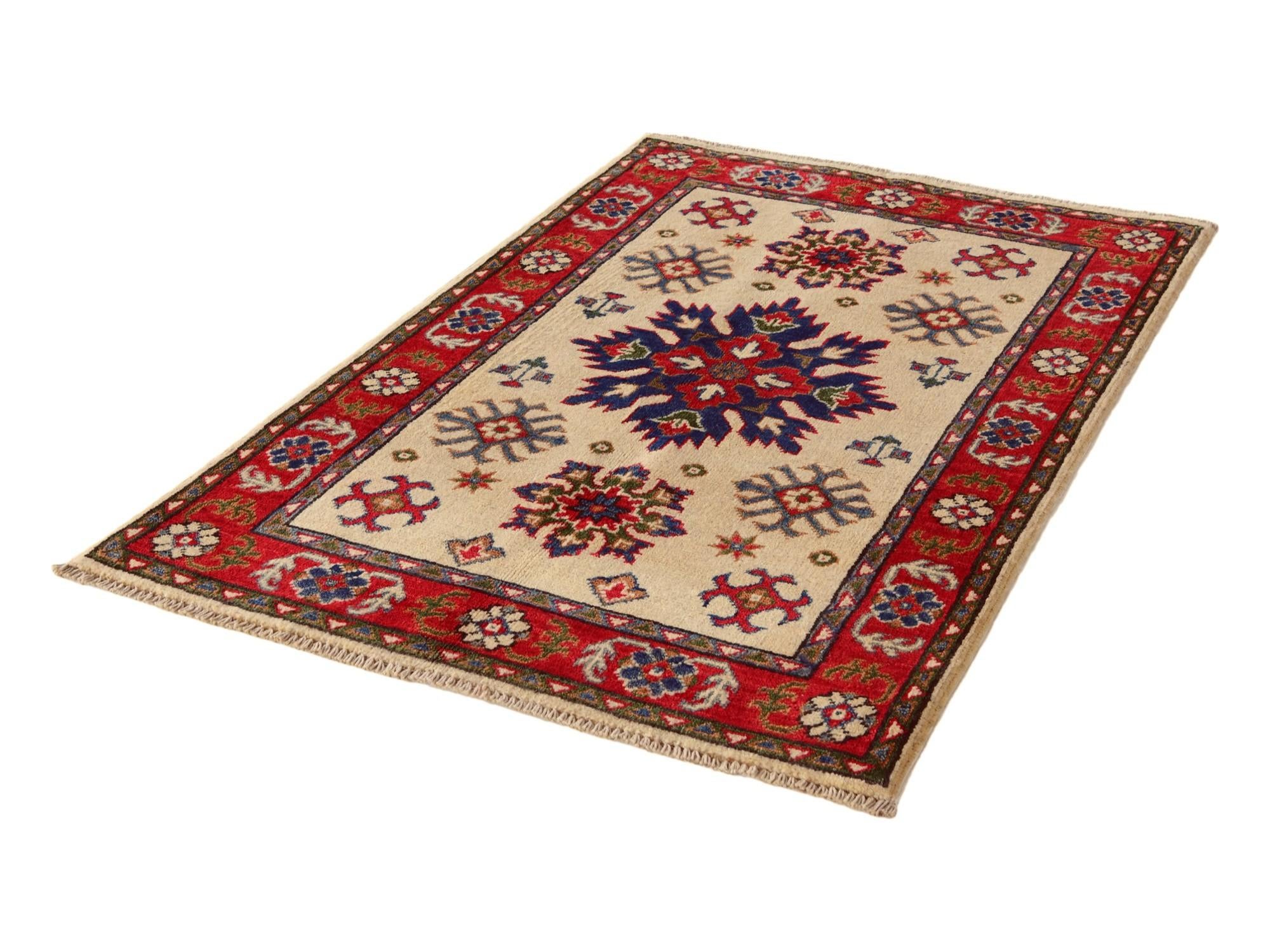 2' 8 x 4' Hand Knotted Kazak Rug