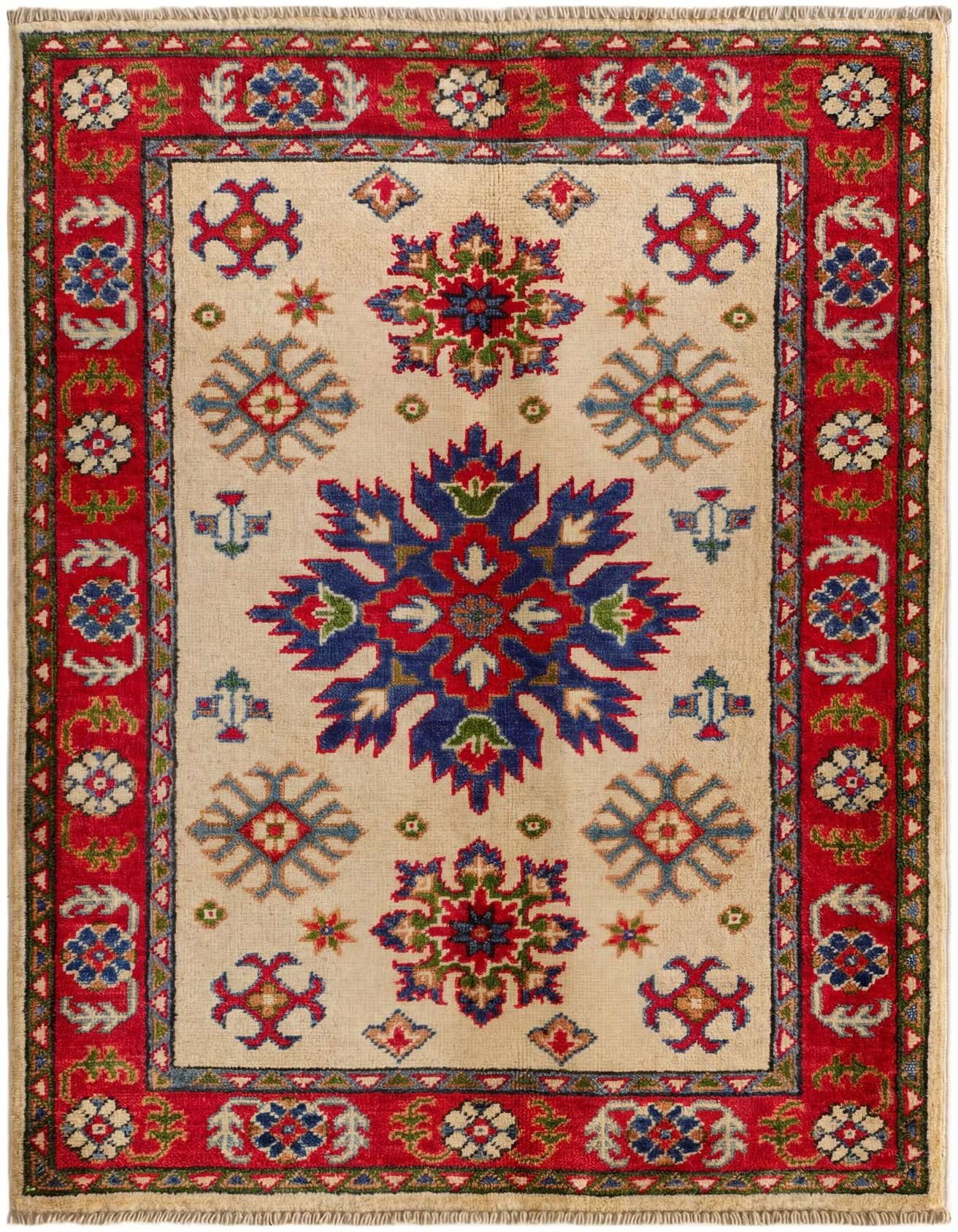 2' 8 x 4' Hand Knotted Kazak Rug