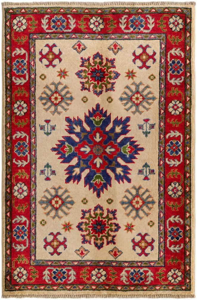 2' 8 x 4' Hand Knotted Kazak Rug