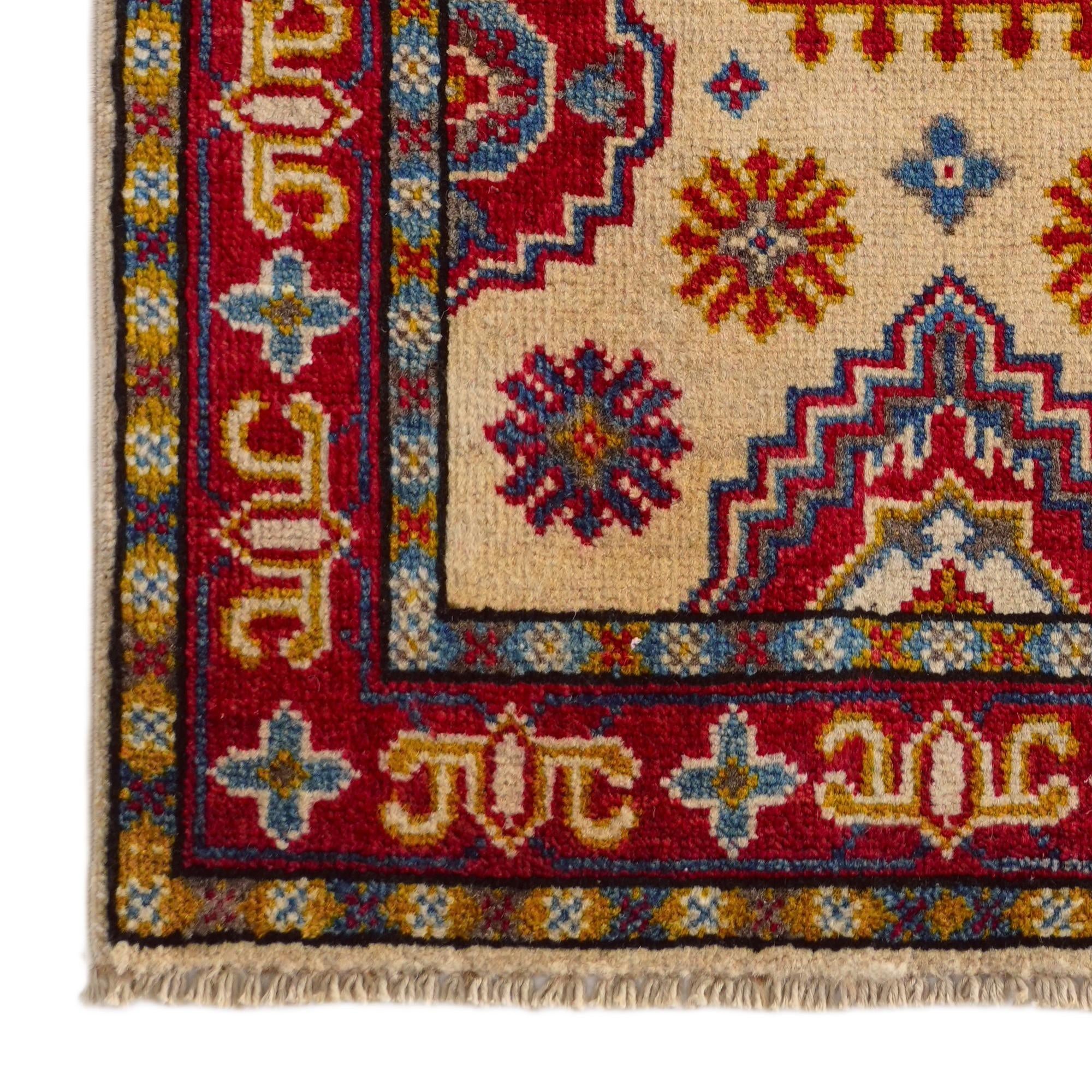 2' 1 x 3' 1 Hand Knotted Kazak Rug