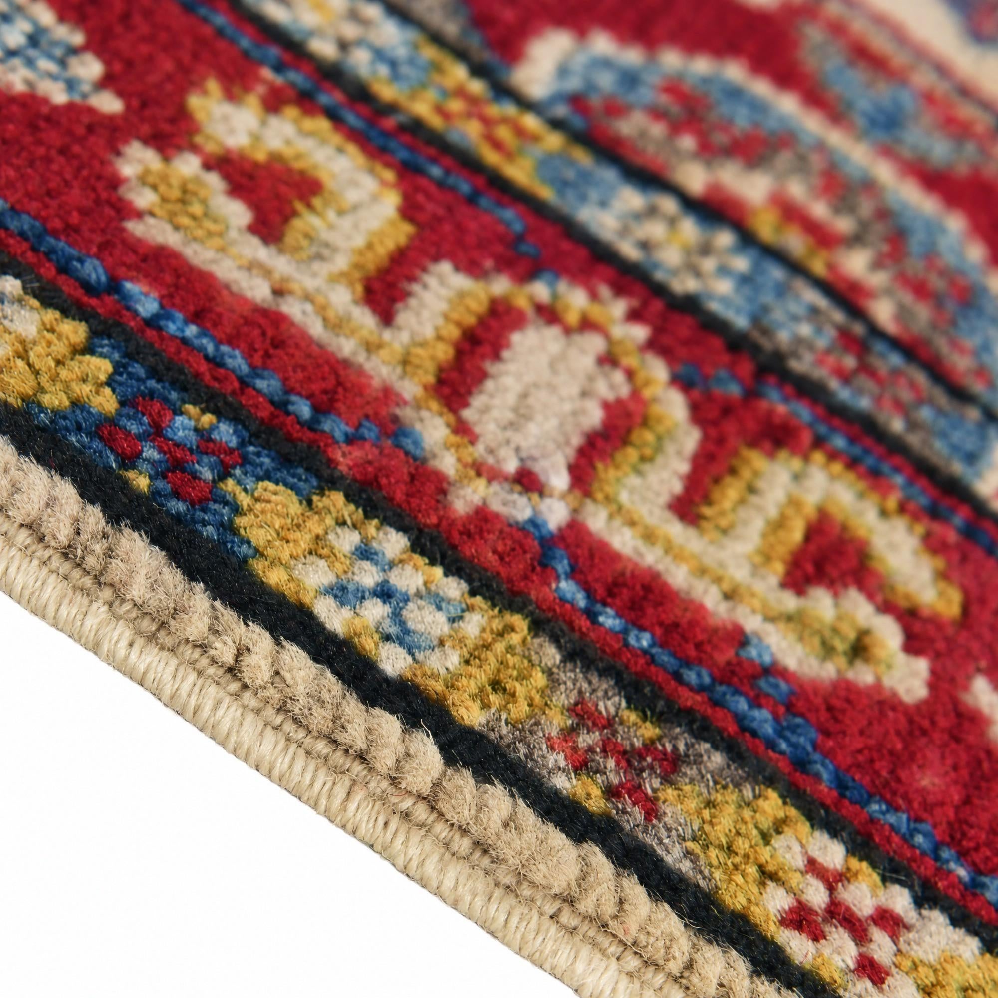 Detail image 8 of 12: 2' 1 x 3' 1 Hand Knotted Kazak Rug