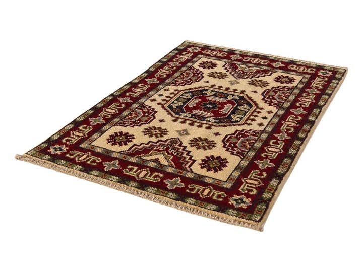 2' x 3' 1 Hand Knotted Kazak Rug