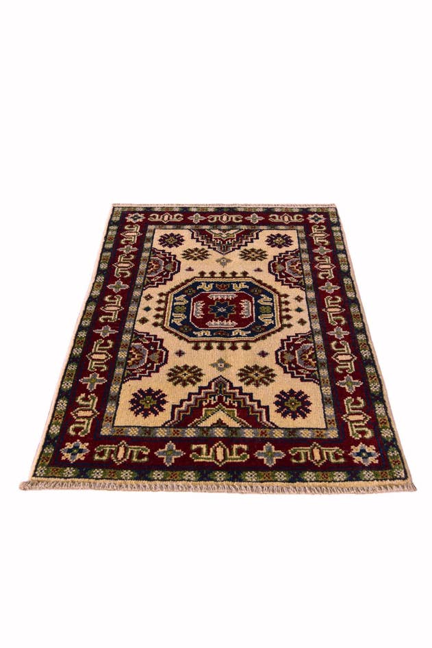 Detail image of 2' x 3' 1 Hand Knotted Kazak Rug