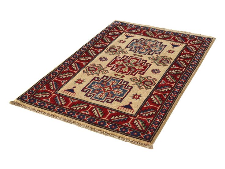 Detail image of 2' 1 x 3' 1 Hand Knotted Kazak Rug