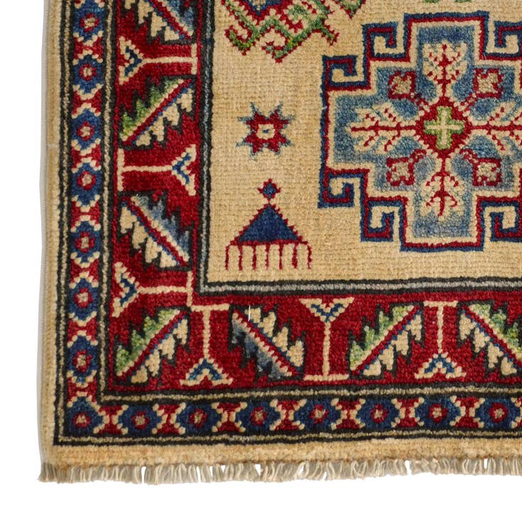 Detail image of 2' 1 x 3' 1 Hand Knotted Kazak Rug