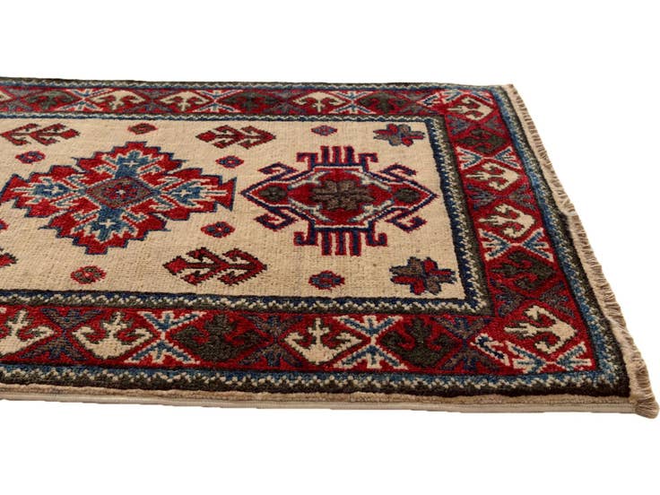 Detail image of 2' 1 x 3' 3 Hand Knotted Kazak Rug