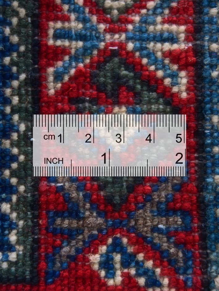 Detail image of 2' 1 x 3' 3 Hand Knotted Kazak Rug