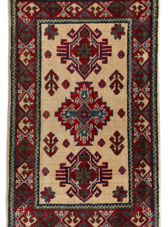 Detail image of 2' 1 x 3' 3 Hand Knotted Kazak Rug