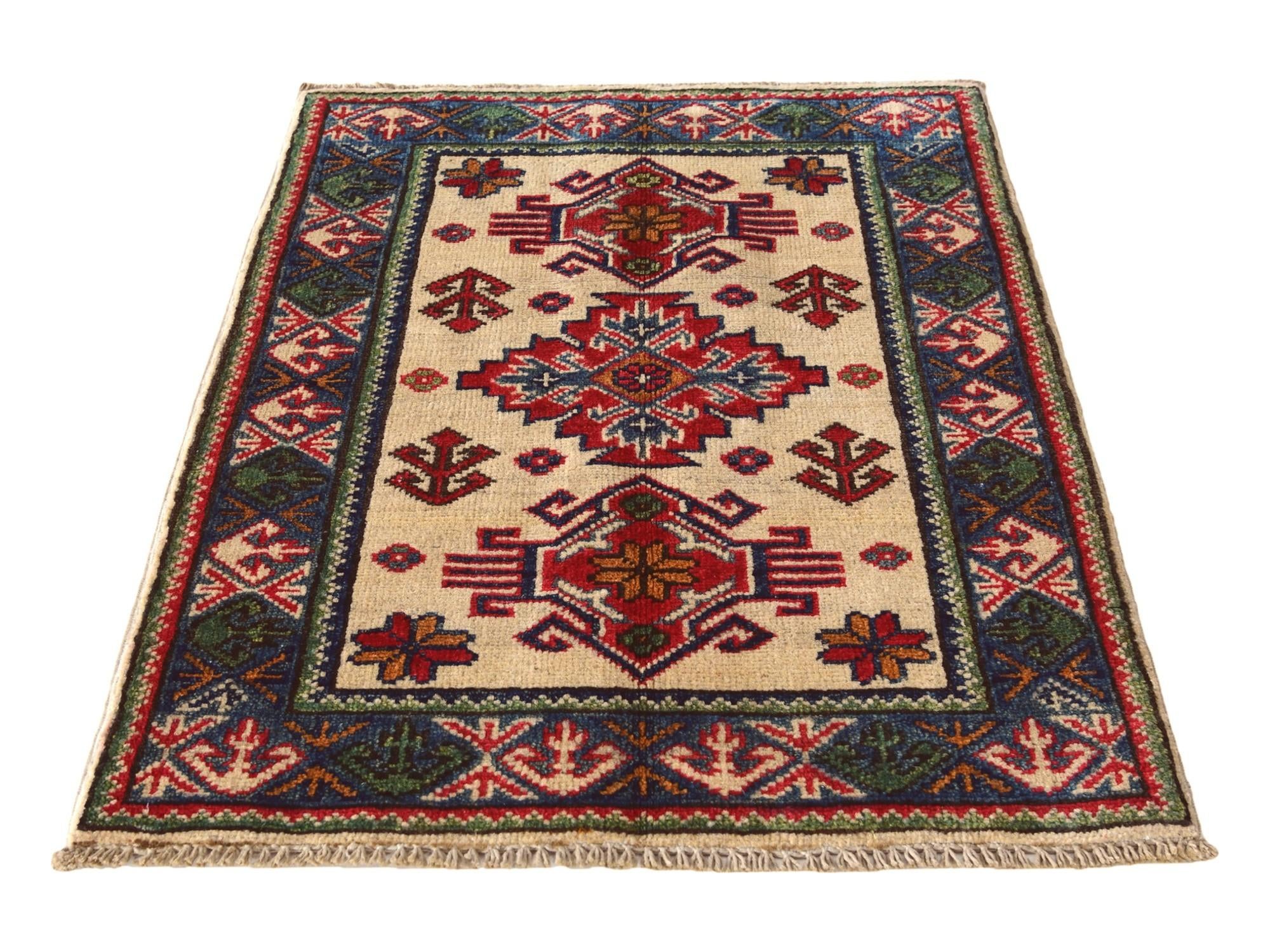 2' 1 x 2' 10 Hand Knotted Kazak Rug