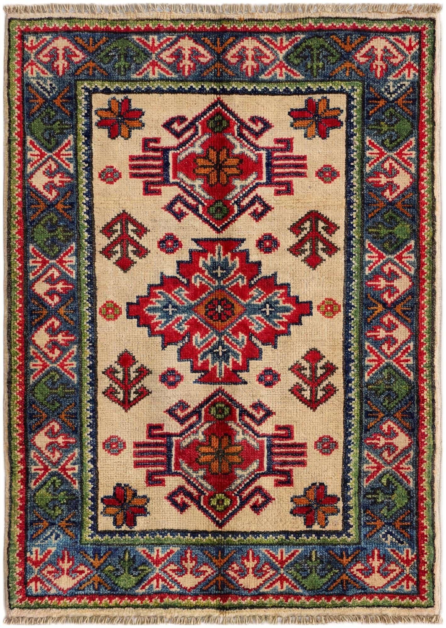 2' 1 x 2' 10 Hand Knotted Kazak Rug