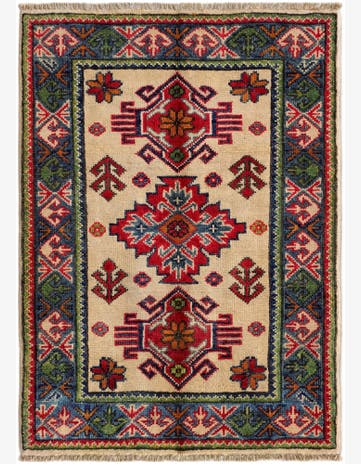 2' 1 x 2' 10 Hand Knotted Kazak Rug