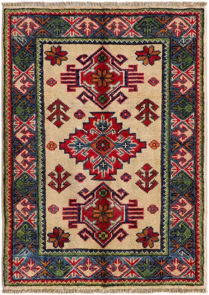 2' 1 x 2' 10 Hand Knotted Kazak Rug