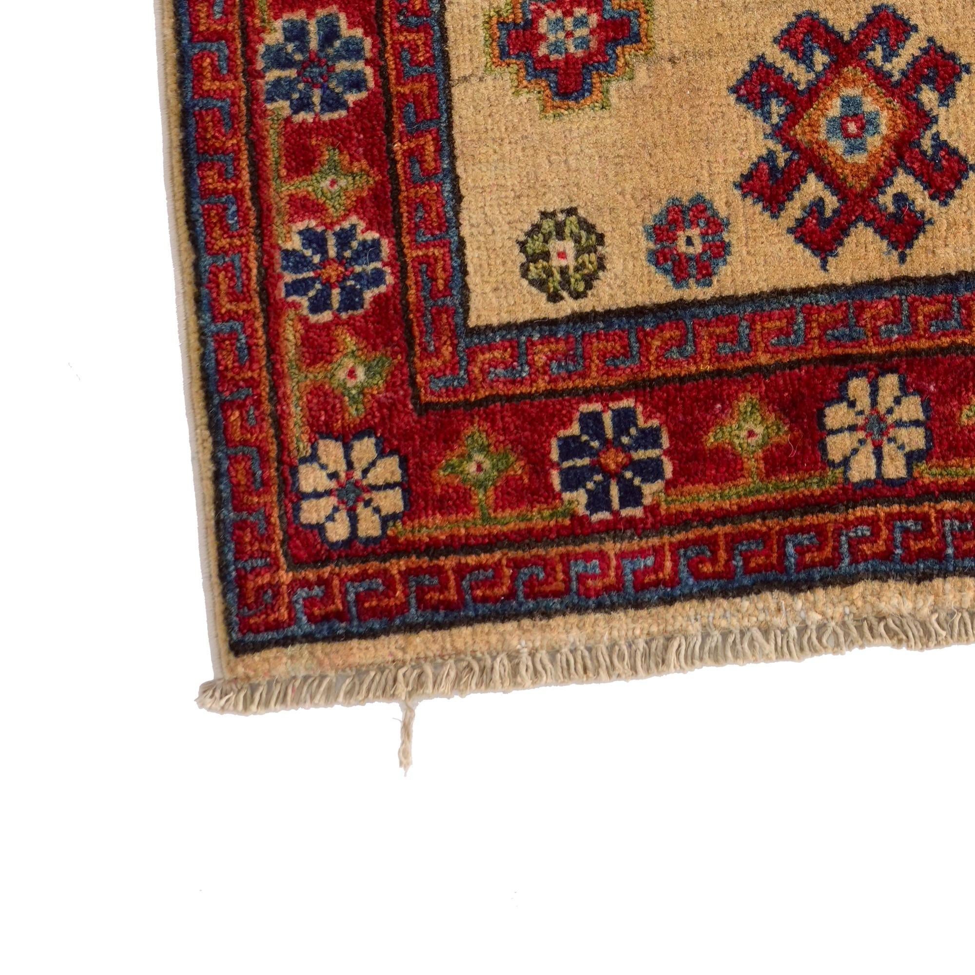 2' 1 x 2' 10 Hand Knotted Kazak Rug