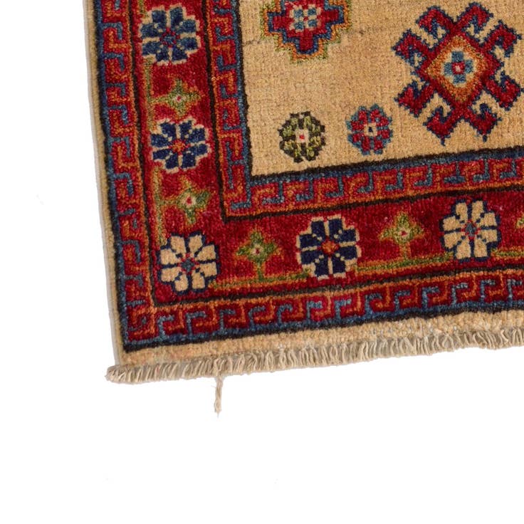 Detail image of 2' 1 x 2' 10 Hand Knotted Kazak Rug