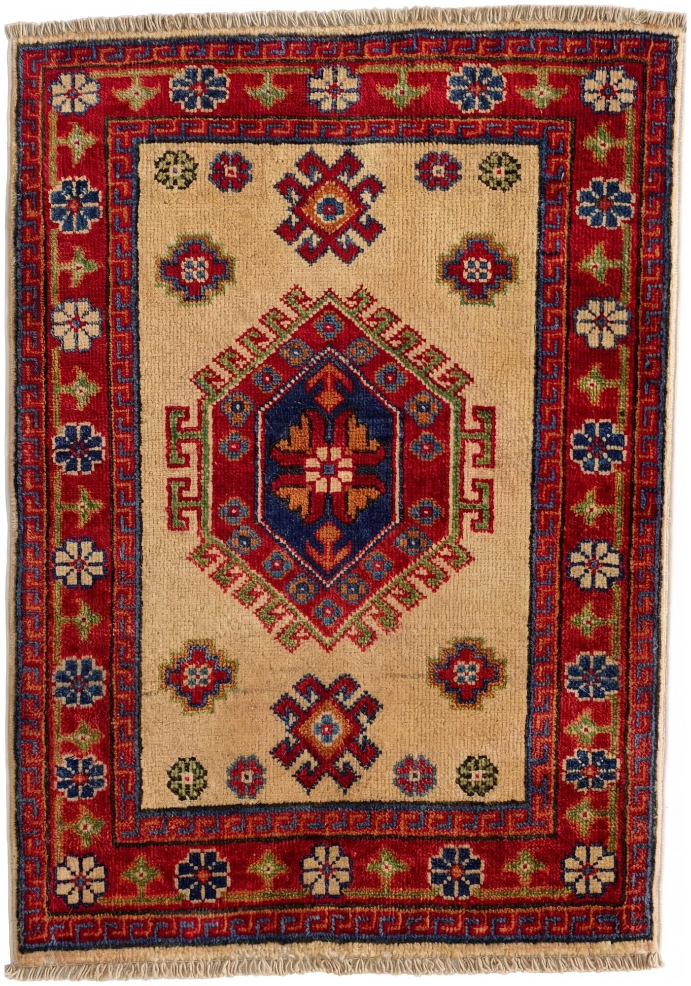 2' 1 x 2' 10 Hand Knotted Kazak Rug