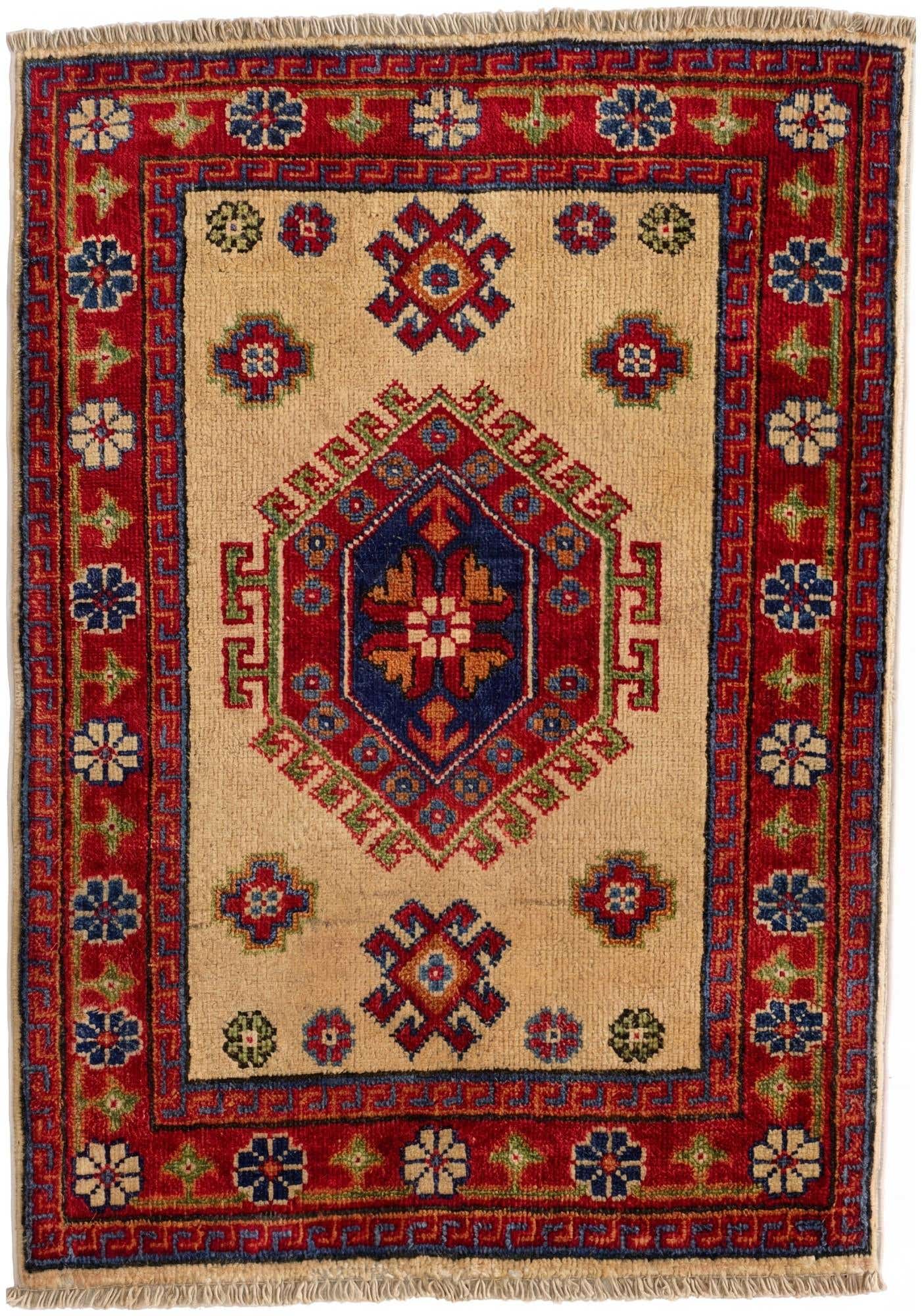 2' 1 x 2' 10 Hand Knotted Kazak Rug