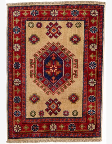 2' 1 x 2' 10 Hand Knotted Kazak Rug