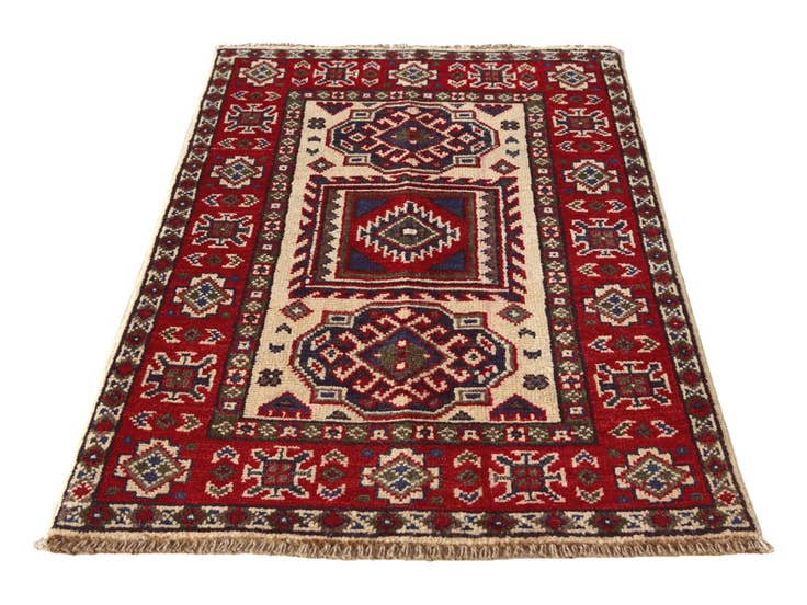 Detail image of 2' 1 x 3' 1 Hand Knotted Kazak Rug