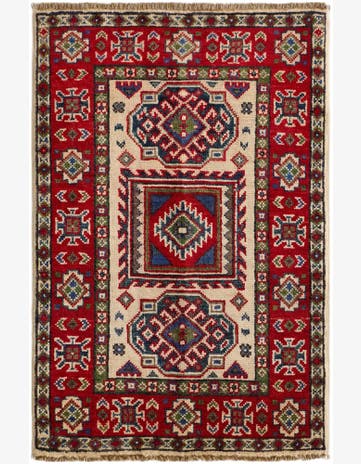 2' 1 x 3' 1 Hand Knotted Kazak Rug